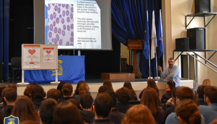 Year 6 Assembly - Information about the Blood Donation in Cyprus